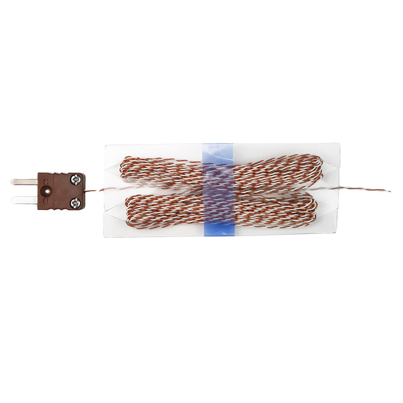 Thermocouple filaire type T à câble téflon PFA torsadé monobrin avec connecteur miniature_0
