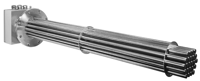 Thermoplongeur électrique sur bride HeatSystems - Chauffage de liquides et gaz non inflammables_0