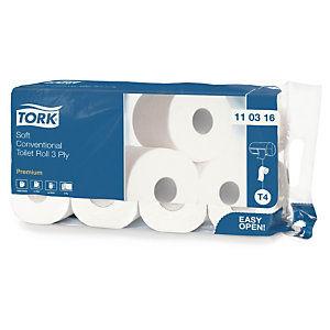 Tork Papier toilette 3 plis extra-doux - 72 rouleaux - Blanc_0