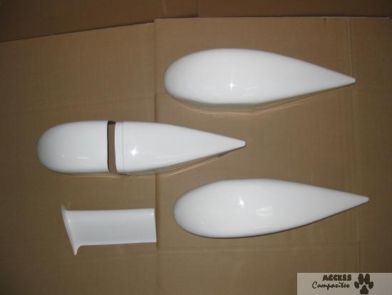 Ulmkitcdr - kit carénages de roue polyester standard_0