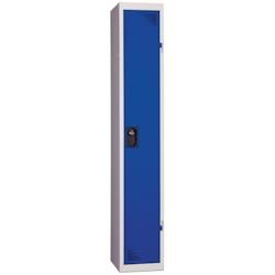 Vestiaire industrie propre - Monobloc - Bleu - 1 colonne - Largeur 30cm - PROVOST - bleu acier 207000200_0