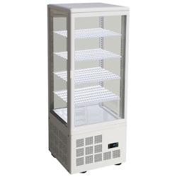 Vitrine verticale réfrigérée sur comptoir rectangulaire - 430x390x1150 mm - 170 W 230/1V - 13959270 Eurast - gris multi-matériau 13959270_0