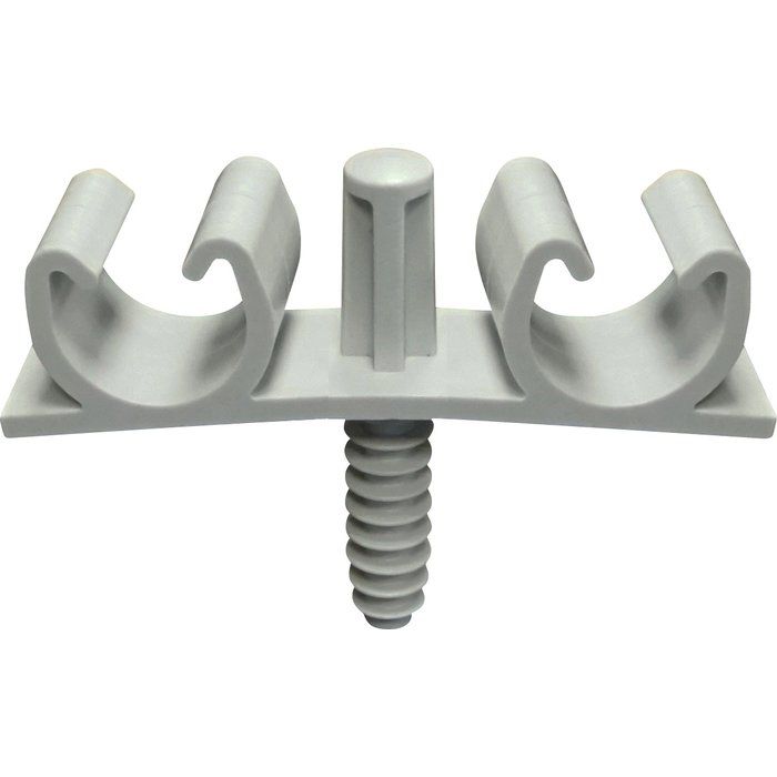 304618 - Colliers de fixation Fix-Ring Multi Gris - Double - Multi-diamètre 16 à 20 mm - Boîte de 50 - Sider_0