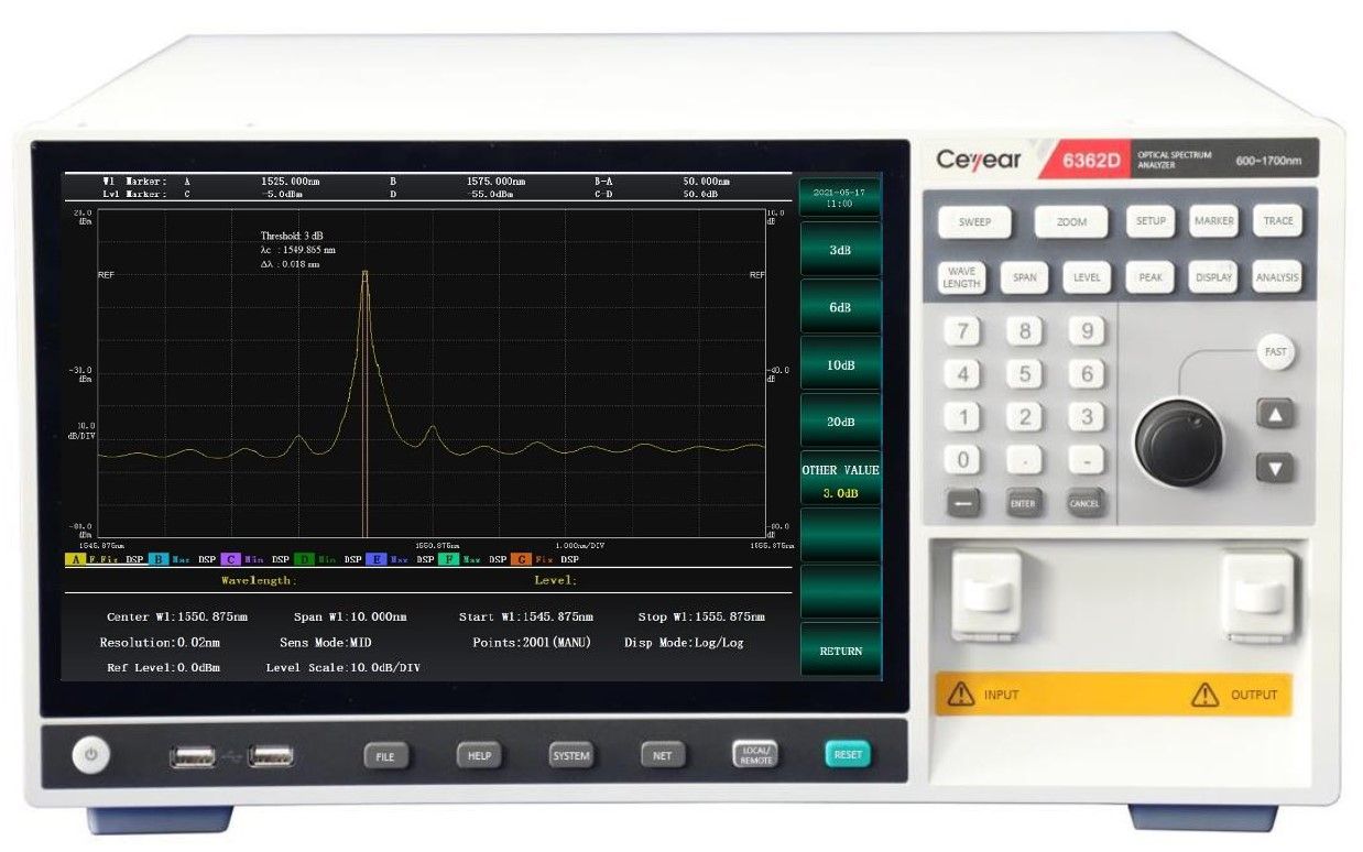 6362d – analyseur de spectre optique – ceyear – 600 – 1700nm_0