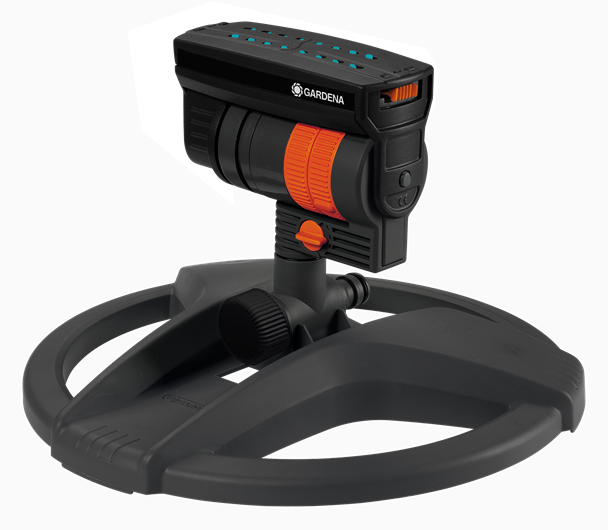 Arroseur oscillant Aquazoom compact - pour petites surfaces - portée de 3 à 16 m et largeur de 3 à 12 m_0