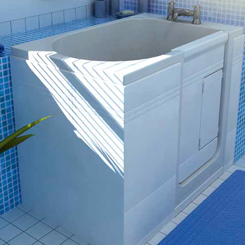 Baignoire à porte Vénus Sovrana - Compacte, ergonomique et sécurisée avec double évacuation_0