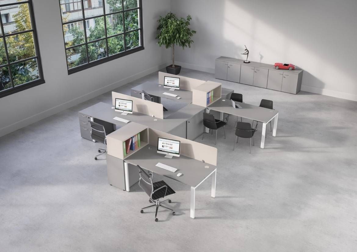 Bureau d'entreprise open space - coworking, desk sharing et mobilier professionnel - Burostock_0