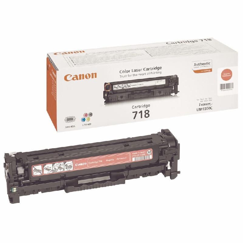 CANON TONER ORIGINAL 718 M (2660B002) - COULEUR: MAGENTA