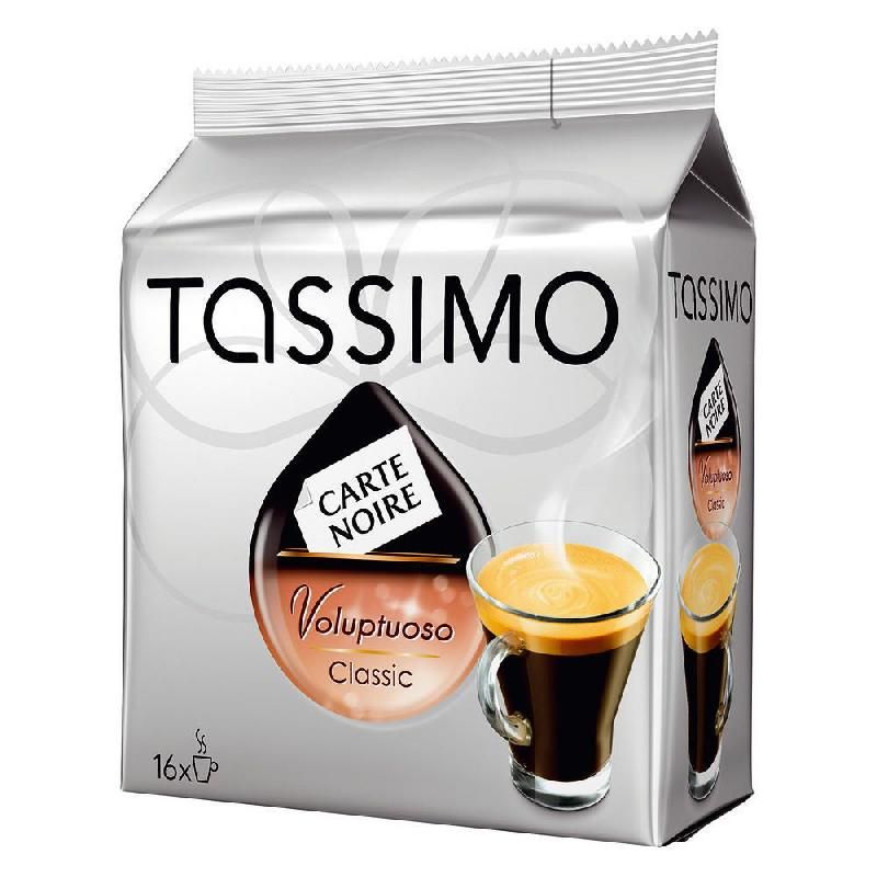 CARTE NOIRE DOSES VOLUPTUOSO TASSIMO CARTE NOIRE (LOT DE 16)