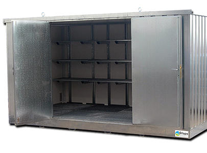Conteneur de stockage pour déchets industriels et ménagers spéciaux (DMS) - BUNG4MIPF_0