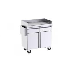 Mobilier d'Appoint pour Terrasse Avec Dosserets Latéraux - avec 2 Tiroirs et 2 Portes - Distform - 641094297657_0