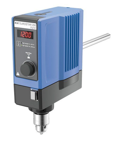 Eurostar 200 Digital - Agitateur à hélice de laboratoire IKA - Capacité max. 100 L (H2O) - Applications haute viscosité_0