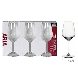 Lot de 8 Verres à Pied Aria 35cl x3 Maitre Chef - VERRAR037_8_0