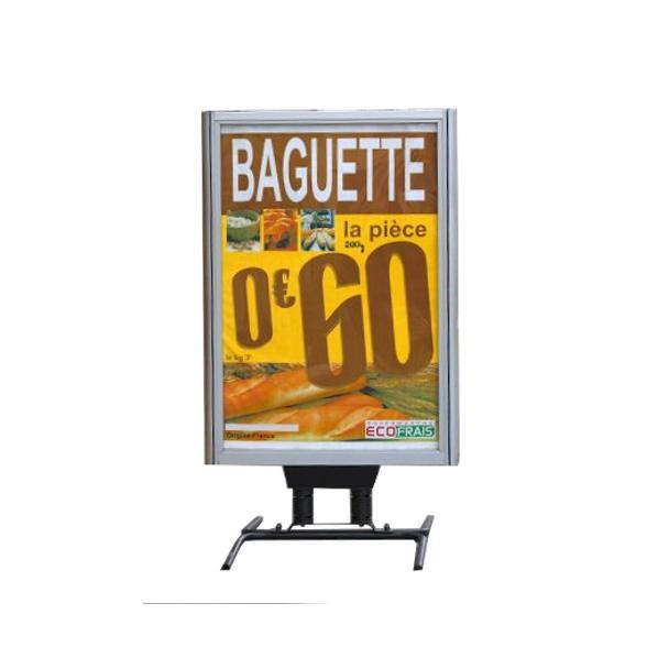 Panneau d'affichage ROSEAU STAR - cadre aluminium - fabrication française - marque Rolléco_0