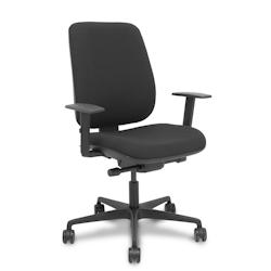 Piqueras y Crespo Silla Alares traslack tapizada bali negro brazo regulable - noir multi-matériau 397TKB840B10B68R65_0