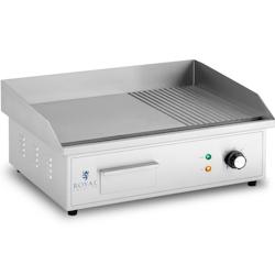 Royal Catering - Royal Catering RCPG42-M Plancha Électrique Professionnelle Plaque De Cuisson 3 000 Watts Grill (3 000 W, 548 x 350 mm, Plaque - 4062_0