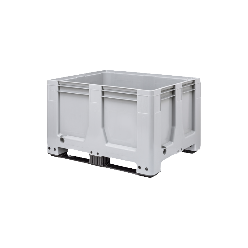 Bigbox Maxilog 2 semelles - ALLIBERT - Caisse-palette 610 litres, qualité alimentaire, fond plein et parois pleines_0