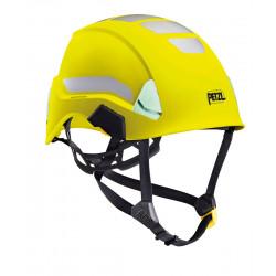 Casque de chantier Strato haute visibilité - Petzl - jugulaire modifiable et options intégrées_0