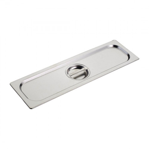 COUVERCLE POUR BAC GASTRONORM GN 2/4 EN INOX GASTRO M