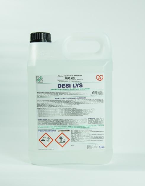 Désinfectant doux multi-usage - DESI LYS - large spectre, sans aldéhydes, virucide EN 14476_0