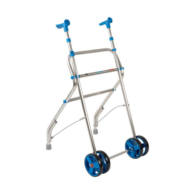 Déambulateur ultra-léger à 2 roues Rollatino - pliable, pratique pour l'intérieur, disponible en 3 couleurs_0