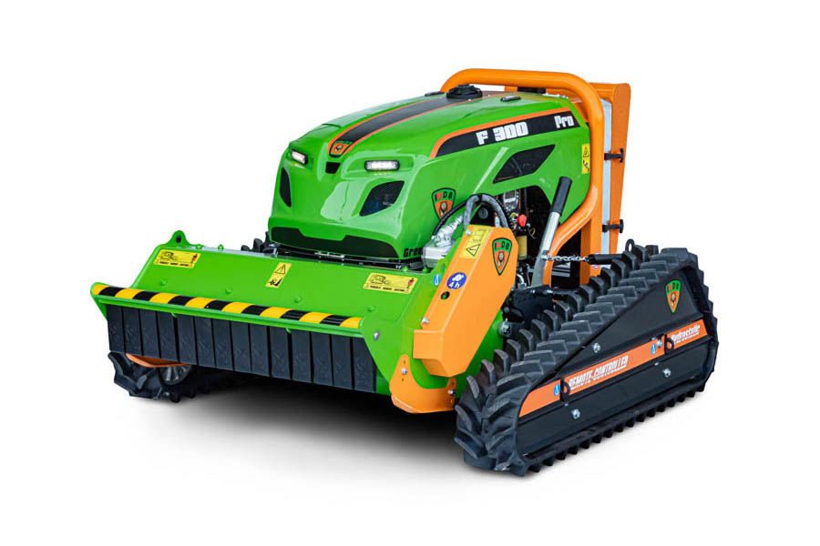 Robot debroussailleur à chenilles radiocommandée - Robot de pente FSI MDB F 300 PRO GREEN CLIMBER_0