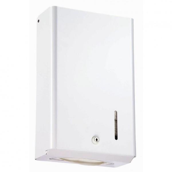 Distributeur d'essuie-mains ROSSIGNOL - capacité 400 feuilles enchevêtrées - Blanc_0