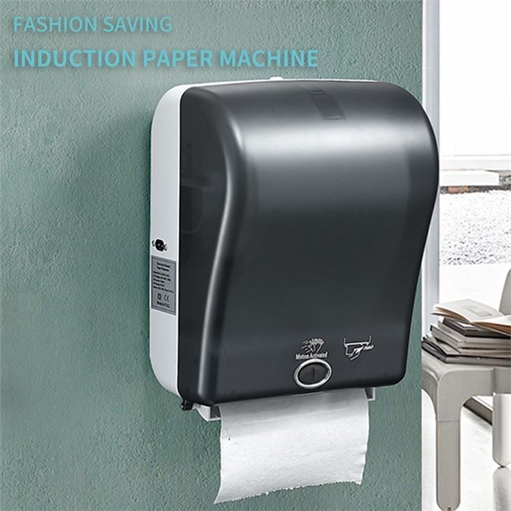 Distributeur de serviettes en papier à découpe automatique - ITAX - 29.0 x 36.0 x 20.0 cm - Alimentation DC4 * 1.5V / AC (110-220V)_0