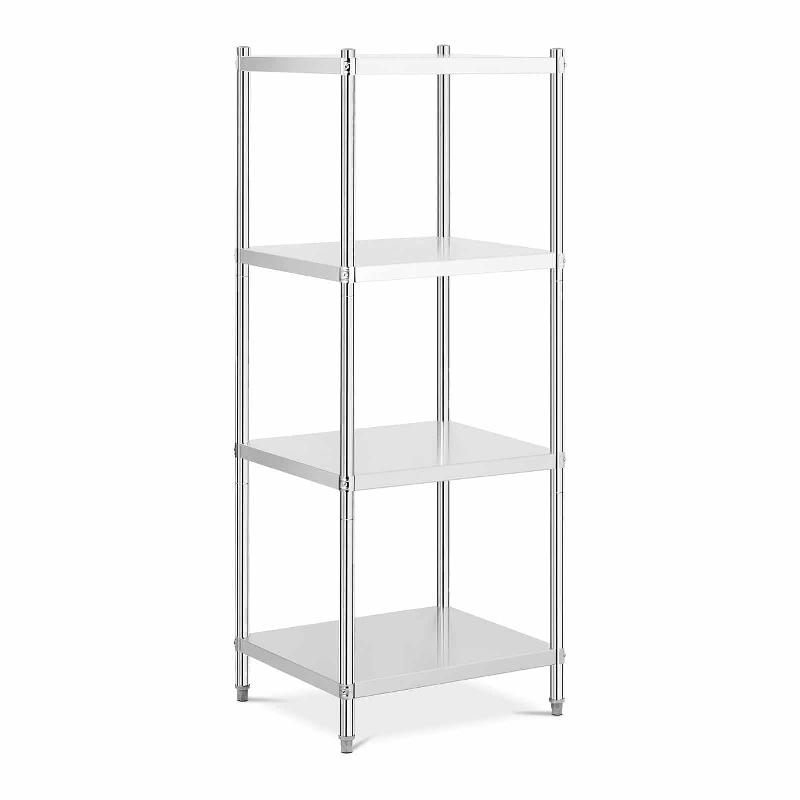 Étagère en acier inoxydable - 70 x 60 x 180 cm - 200 kg - Professionnel - Réf. 14_0005185_0