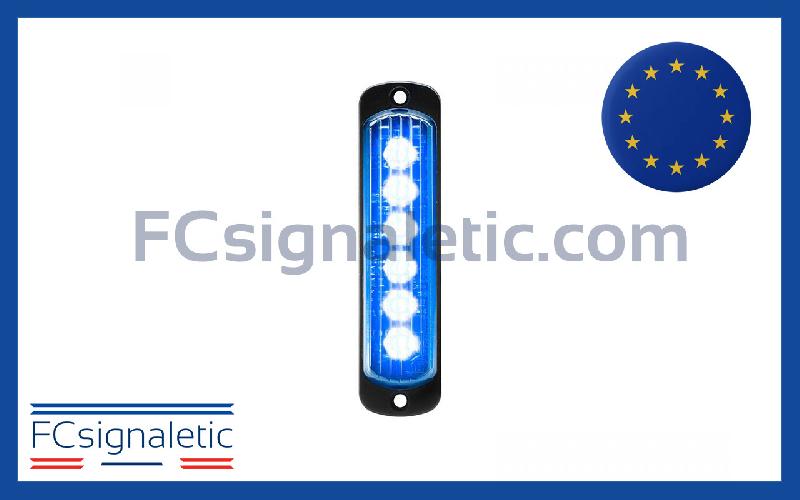 Feu de pénétration LED L52 bleu montage vertical STANDBY MERCURA_0