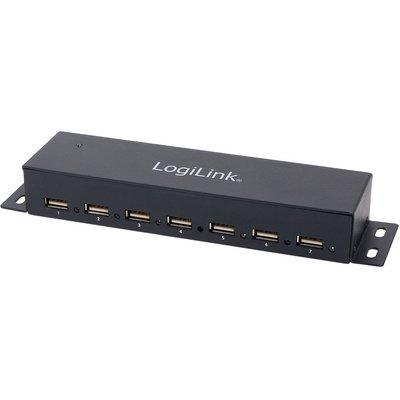 HUB USB 2.0 POUR UN MONTAGE MURAL, 7 PORTS, BOÎTIER
