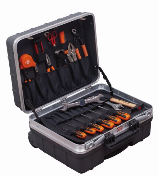 Kit d'outils pour maintenance générale dans mallette rigide sur roulettes - 32 pcs - 984010320_0
