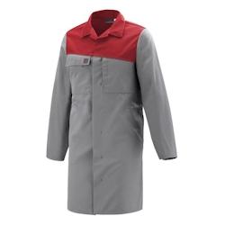 Lafont - Blouse de travail COVER Gris / Rouge Taille XL - XL 3609705769884_0