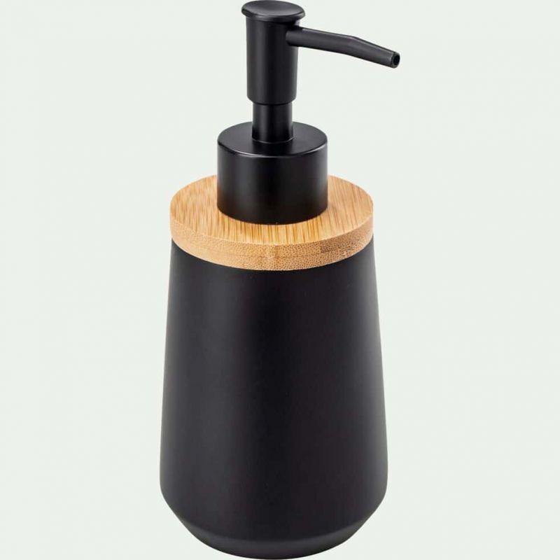 Leuze - distributeur de savon - alinea - en polyresine - noir_0