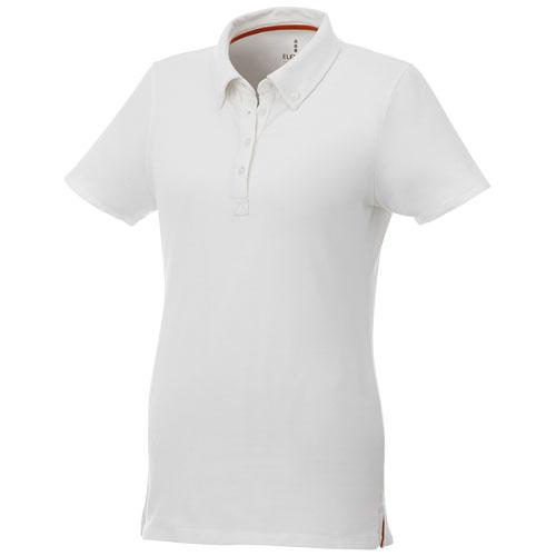 Polo boutonné manches courtes femme Atkinson 38105011 - tissu extensible et col boutonné_0