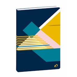 Quo Vadis - Carnet de notes - Nova - Multicolore - Pages Lignées - 10x15 cm - Papier Clairefontaine blanc - Fabrication française - bleu 2371140Q_0