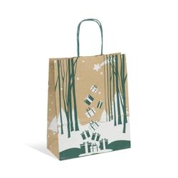 Sac Douce Nuit II kraft brun poignées torsadées 18+8x22cm par 250 - 3700481692097_0