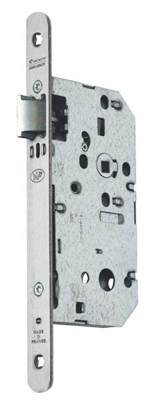 Serrure à larder D452 bec de cane - axe 50 mm - bout rond inox sans gâche - Vachette - 22691000 - 396752_0