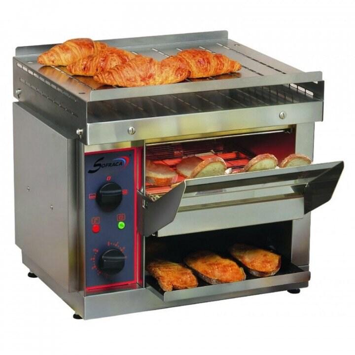 SOFRACA Toaster à convoyeur à quartz 2650 W (MONO), 8 quartz - 3701188042253_0