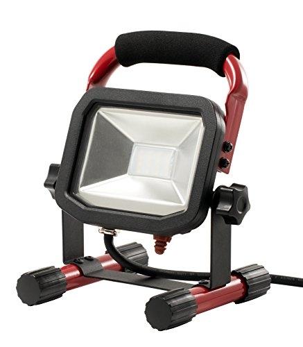 LUCECO Projecteur LED 22W - 1800lm, 5000K, avec support et protection IP65 pour usage extérieur_0