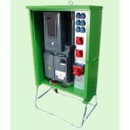 Armoire électrique de chantier ELEKTRA - boîtier en caoutchouc plein anti-chocs, IP44, facile à raccorder_0