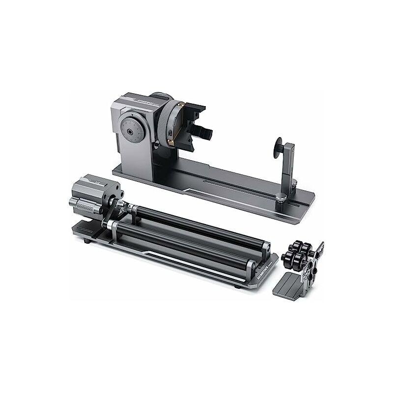 Rouleau Rotatif 360° Pour Gravure Sur Objets Cylindriques - Compatible Machines Laser - Réglable 6-100mm
