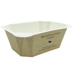 Barquette carton thermoscellable 138x92x66mm x560 JORIDEAL - beige en carton 3519400967037_0