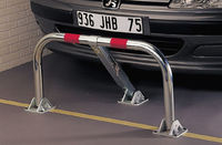 Barrière de parking 3 pieds indéformable haut de gamme - Mottez B305C - Serrure clavette et résistance jusqu'à 2 tonnes_0