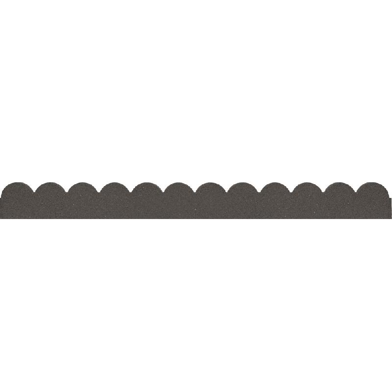 Bordure de jardin en caoutchouc recyclé grise 120x5x10cm - Flexible et décorative - PRGOMBJ202_0