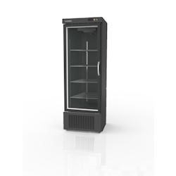 CORECO Armoire Gourmet - -2C+8C - 1 Porte Vitree Battante - 680X730X2040 - 4 Etageres - Capacite 505L - Ext Noir Int Noir EBR-751-NN - noir EBR-751-NN_0