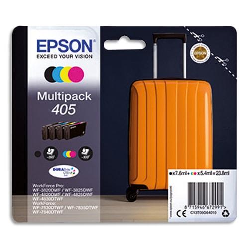 Epson Multipack 4 couleurs - Jet d'encre 405 (T05G6) C13T05G64010 - Noir, Cyan, Magenta, Jaune_0