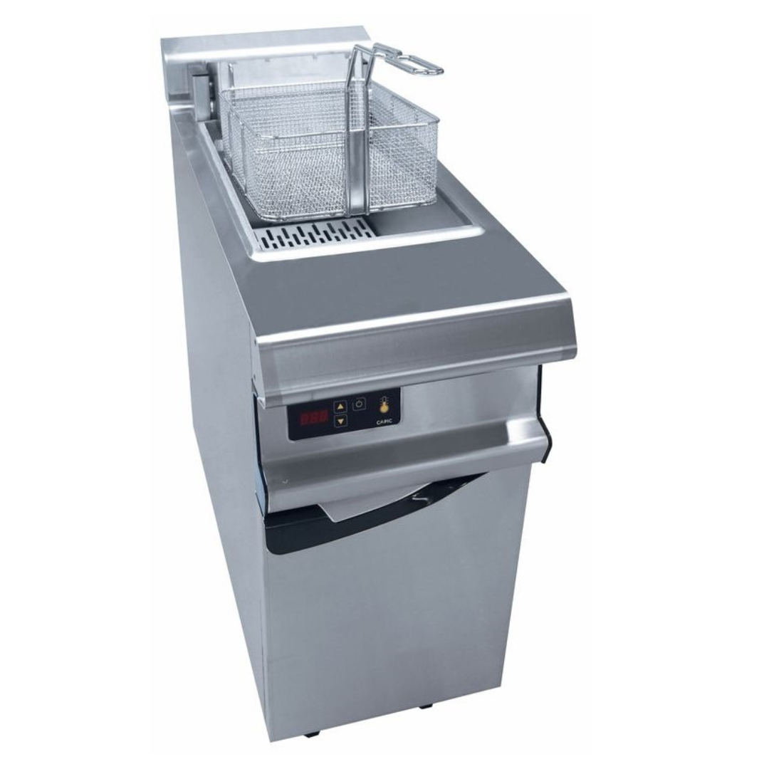 Friteuse électrique hr am10 armen  gamme armen 900 - 26l - 55 kg/h - 400x900x925 mm - 20 kw- capic_0