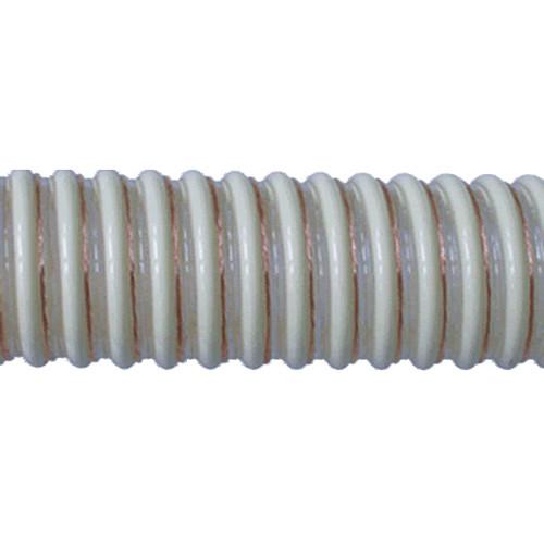 Gaine Spirabel PU A1 - Couronne de 10 m, Blanc translucide, 30 mm_0