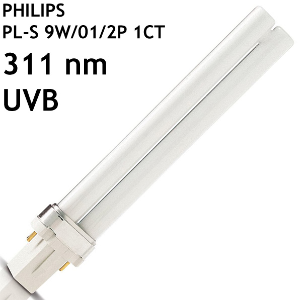 Tube neon uvb 311 nm philips - pl-s 9w/01/2p_0